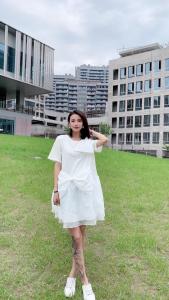 蝴蝶结连衣裙,女装连衣裙,芭比