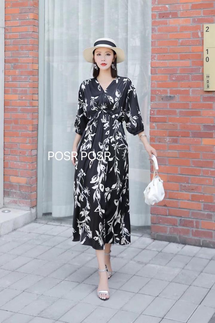 胖瘦皆可驾驭的连衣裙，女装连衣裙，珀莎