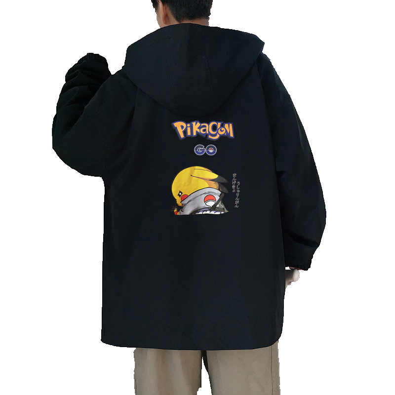 ！春秋新款港风休闲连帽夹克男宽松外套男装DJK258-P45,男装夹克,电商B371