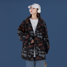 2021春装新款字母印花宽松外套227-6-JK918-P75，女装短外套，星座227