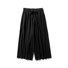 秋冬特宽松直筒裤大裤腿阔腿裤日系工装裤大码风棉麻K82/P75，男装休闲裤，钱塘713