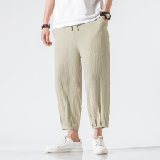 风薄大码宽松休闲裤男哈伦裤男士萝卜裤子男潮冰丝裤921P50，男装休闲裤，钱塘788(原4013)