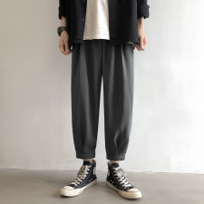 新款休闲清凉冰丝裤九分休闲裤2022-特批20，男装休闲裤，星座718-1