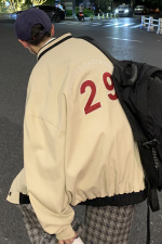 刺绣贴标棒球服夹克外套D338A-DY3335-P85，男装夹克，电商D328