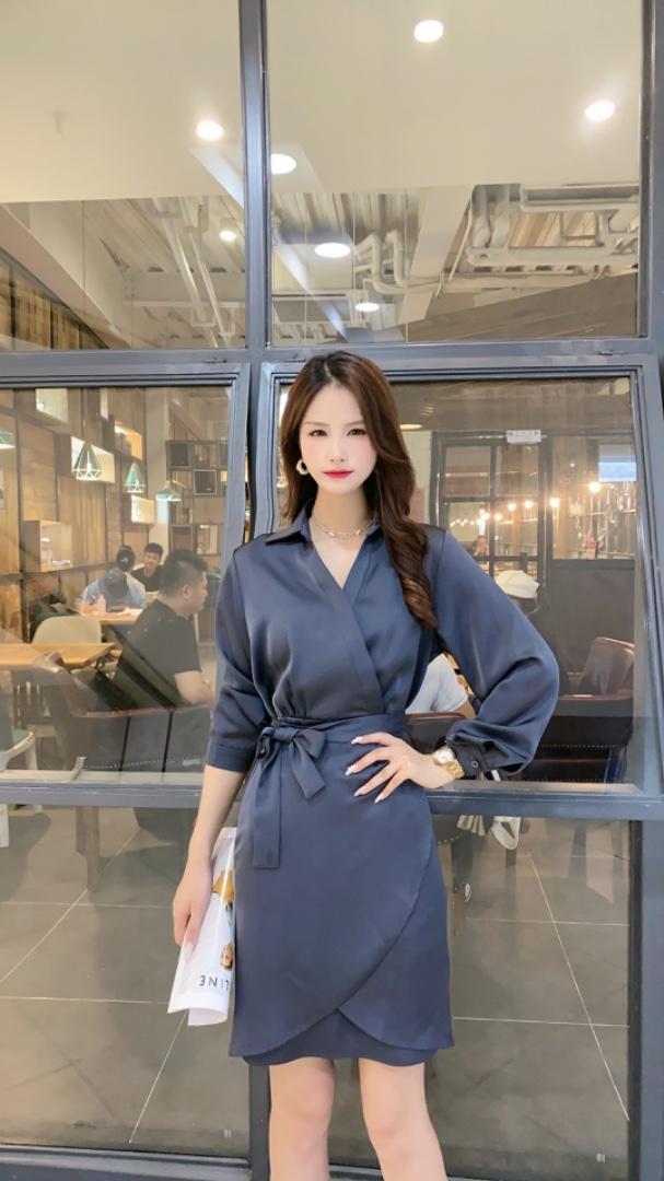 现货、秋装连衣裙，女装连衣裙，茜娅图seattle