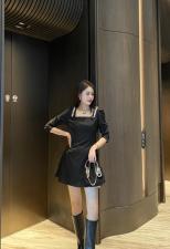 秋装气质女人味连衣裙，女装连衣裙，柏多伊俪