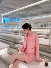 秋款风套装，女装职业装，甜野