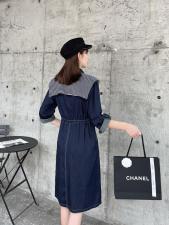 （现货）牛仔连衣裙，女装连衣裙，伊娜蕾尔