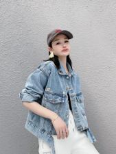 秋装牛仔外套一个颜色MLXL，其它，欧诗尚