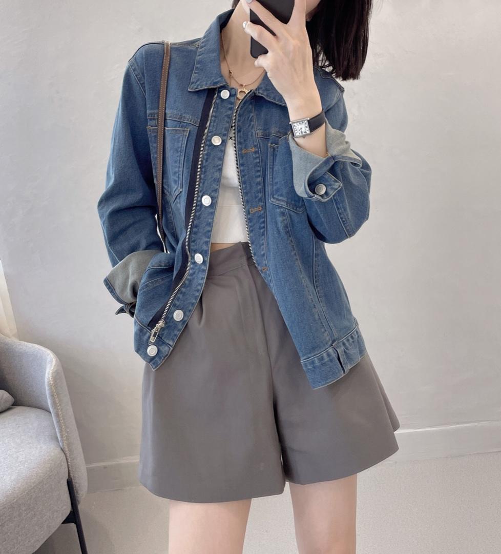 牛仔短外套，女装短外套，江南俏之羽