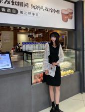 秋季新款韩版拼接连衣裙，女装连衣裙，尹谜