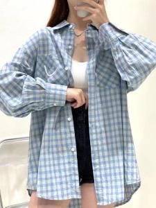 百搭格子衬衫,女装衬衫,唯品