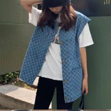 2021秋冬新款大口袋炸街宽松显瘦百搭马甲外套，女装马夹，L·H·X