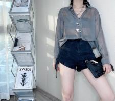 秋款衬衫，女装衬衫，迪黎