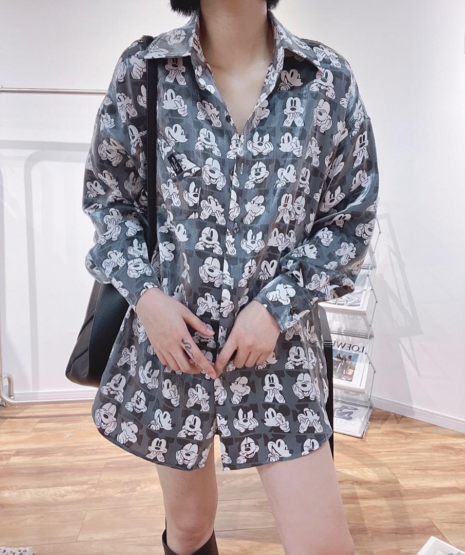 2021秋冬新款米奇衬衫，女装衬衫，HEY.KK