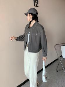牛仔短外套，女装短外套，简妮依魅