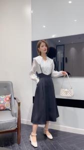 秋装两件套连衣裙,女装连衣裙,贻思茗