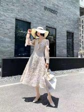 现货秋季新品连衣裙，女装连衣裙，洲忆家