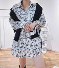 2021秋冬新款米奇衬衫，女装衬衫，HEY.KK