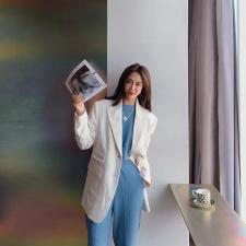 秋款西装外套三个颜色ML，女装西装，欧诗尚