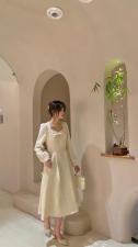 秋装新款款连衣裙精致款m-4xL，女装连衣裙，董与陈