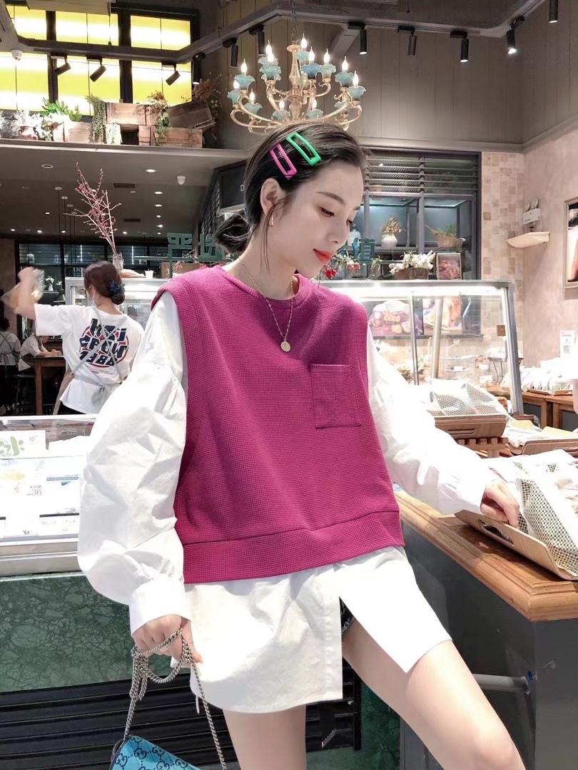 现货韩系四色卫衣，女装卫衣/绒衫，一杭
