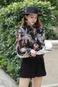 韩版时尚印花衬衣秋季新款，其它，女人驿站