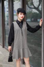 秋季休闲韩版连衣裙，女装连衣裙，千禧宏运