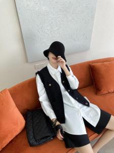 现货秋季新款金扣小女人韩版马甲,女装马夹,衣橱攻略