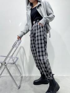 现货秋季格子休闲工装裤,其它,吾衣酷驿站