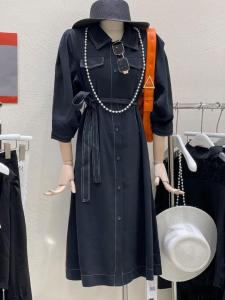 早秋新款明线连衣裙,女装连衣裙,ZHOU CHU