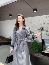 【东方名裳】风衣2021秋装新款高端大气赫本风外套，女装风衣，东方名裳