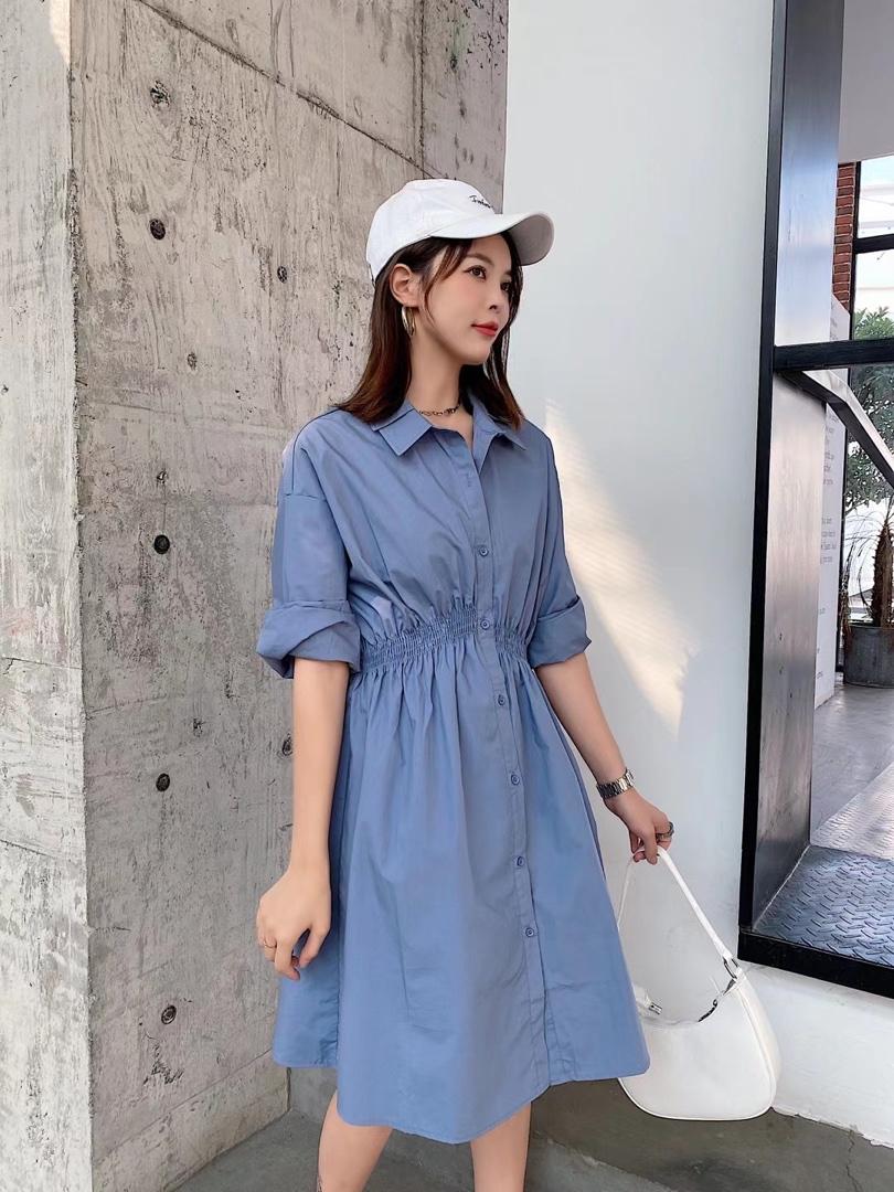 爱美欧秋装新款收腰连衣裙，女装连衣裙，爱美欧