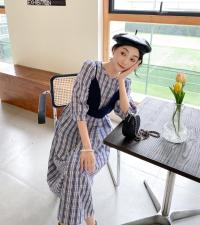 秋季新款连衣裙，女装连衣裙，E莎