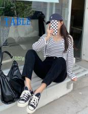 （现货）秋款开衩小直筒。，其它，T7
