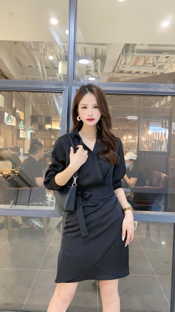 现货、秋装连衣裙，女装连衣裙，茜娅图seattle
