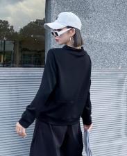 2121秋季新款抽身套头卫衣，女装卫衣/绒衫，琼卿格