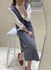 现货，秋季新款二件套，轻熟风，可搭配风衣西装。，女装风衣，她西子