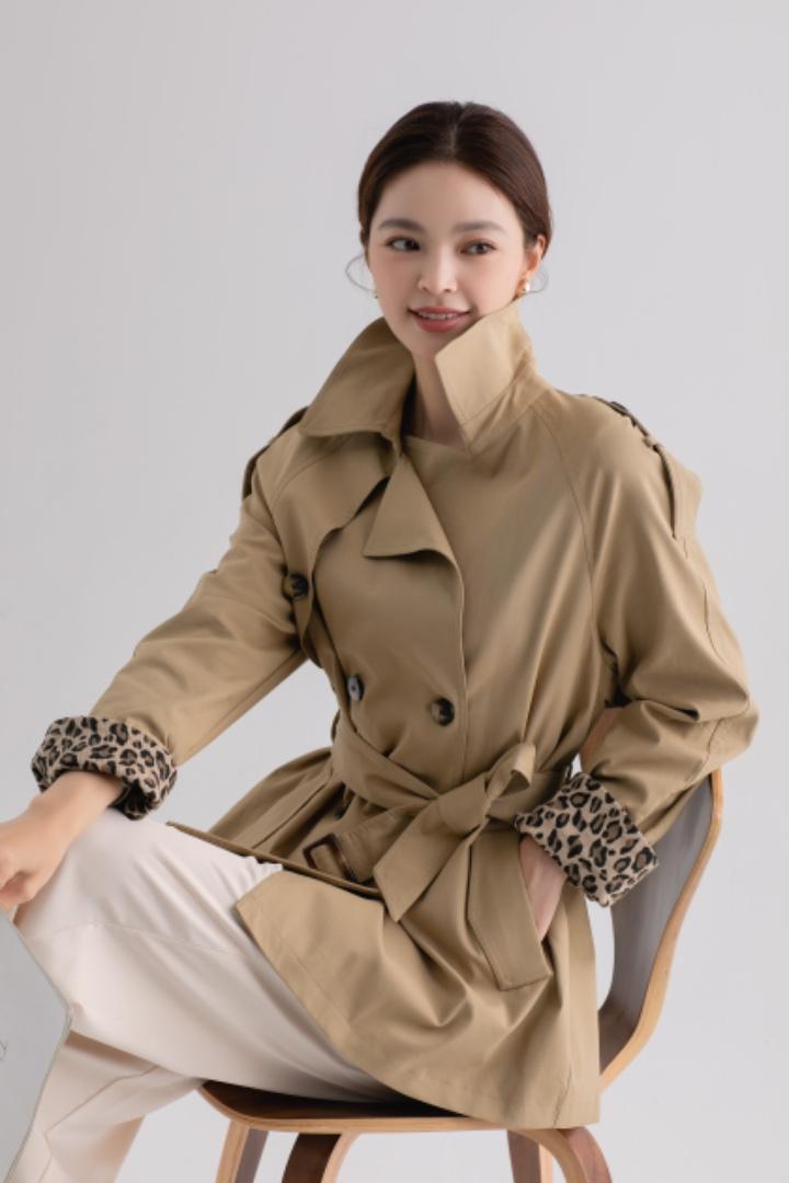 风衣2021秋装新款，女装风衣，海派甜心