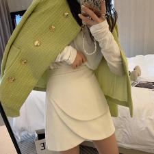 花瓣半裙，女装半身裙，XTZ style
