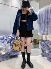 宽松的牛仔外套后背针织设计，其它，意妹EAMEI