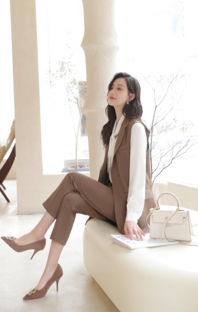 三件套套装，女装职业装，贻思茗