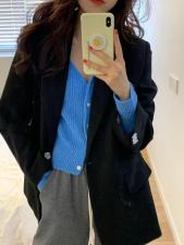 2021秋款马海毛开衫上新，其它，金翕服饰