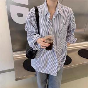 条纹衬衫,女装衬衫,辣妹子辣