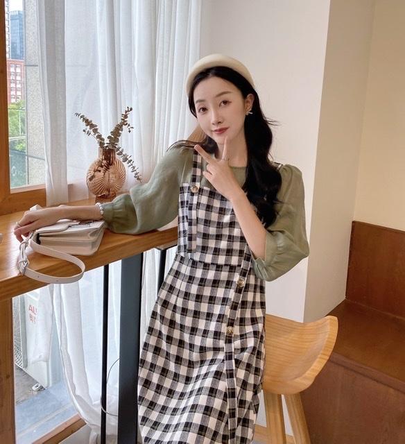 秋季新款韩版连衣裙，女装连衣裙，E莎