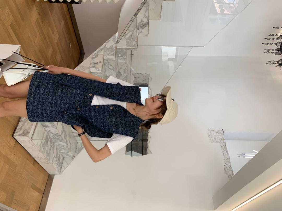 花色牛仔套装，女装职业装，肆尔