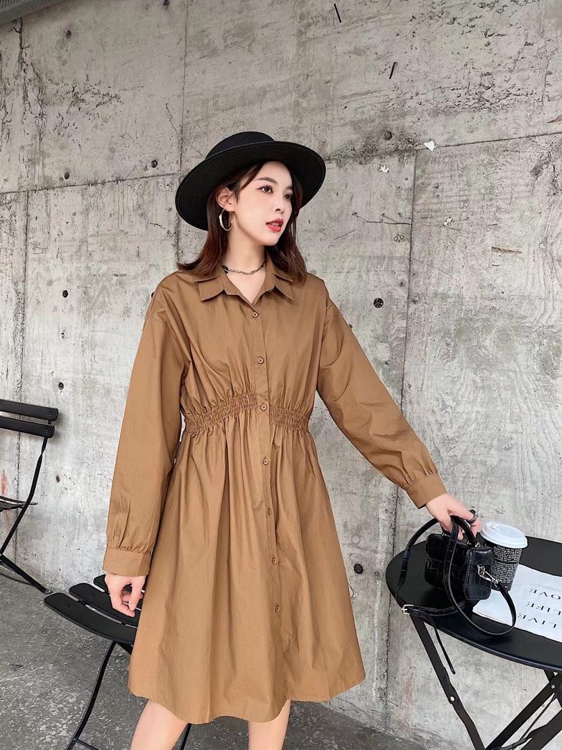 爱美欧秋装新款收腰连衣裙，女装连衣裙，爱美欧