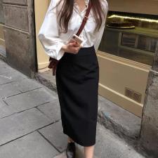 （现货）韩系格子衫衣可盐可甜，韩版显瘦半裙百搭人手一条，女装半身裙，忻美