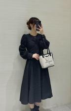 秋季新品，提花面料，高品质简约大方连衣裙，女装连衣裙，More-Lee