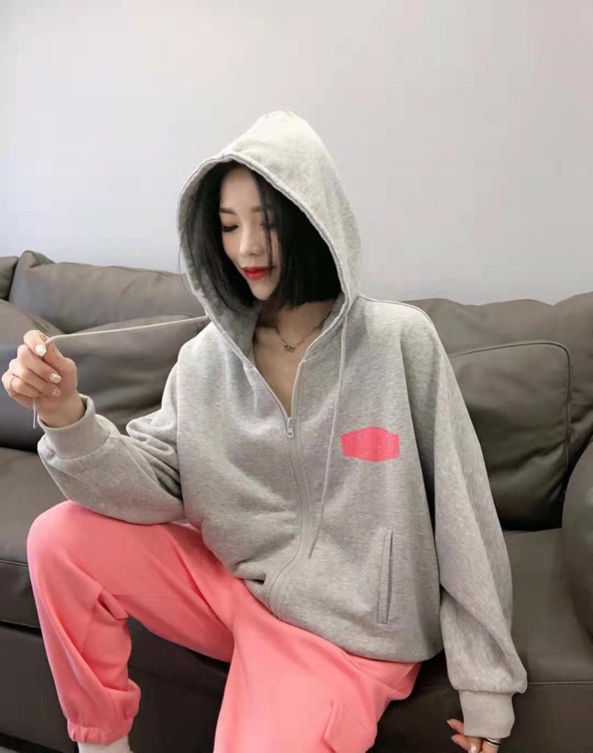 拉链卫衣外套，女装卫衣/绒衫，添衣
